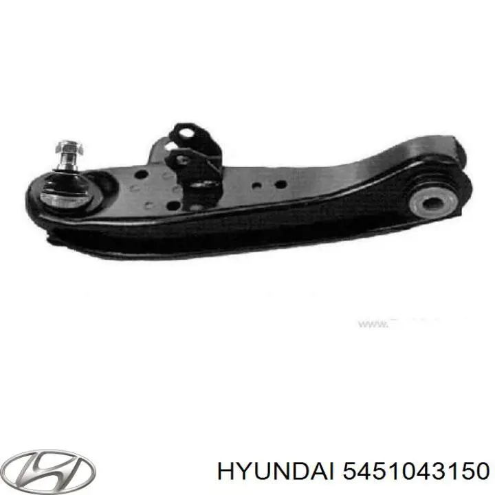 Рычаг передней подвески нижний левый 5451043150 Hyundai/Kia