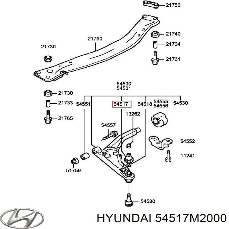  54517M2000 Hyundai/Kia