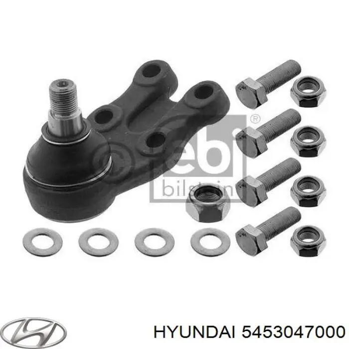 Шаровая опора, нижняя Hyundai/Kia 5453047000 цена, от 14.48 USD