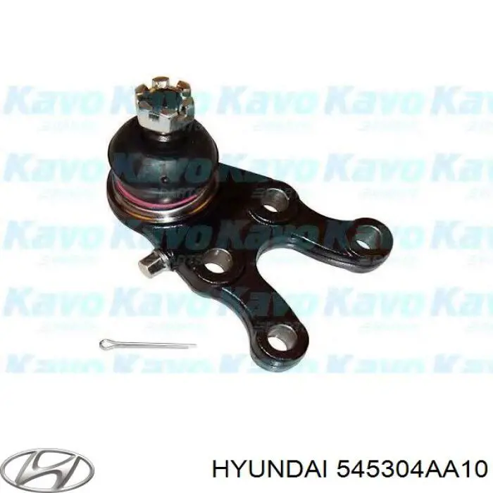 545304A800 Hyundai/Kia шаровая опора нижняя левая