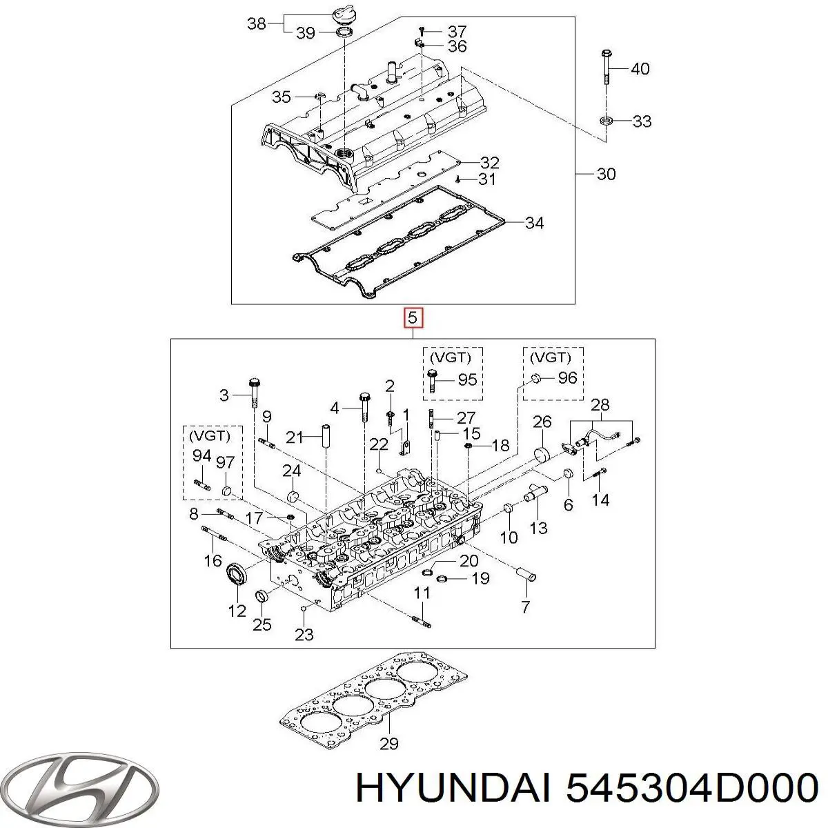 Шаровая опора, нижняя Hyundai/Kia 545304D000 цена, от 18.71 USD