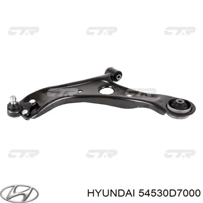 Купить 54530D7000 Hyundai/Kia Шаровая опора, нижняя, левая