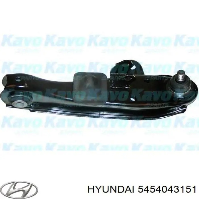 5454043151 Hyundai/Kia braço oscilante inferior direito de suspensão dianteira