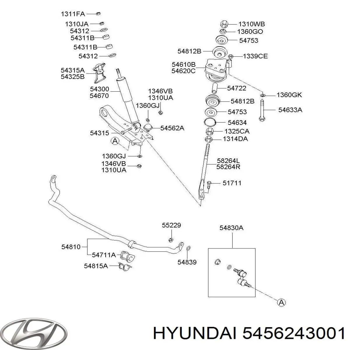 5456243001 Hyundai/Kia 
