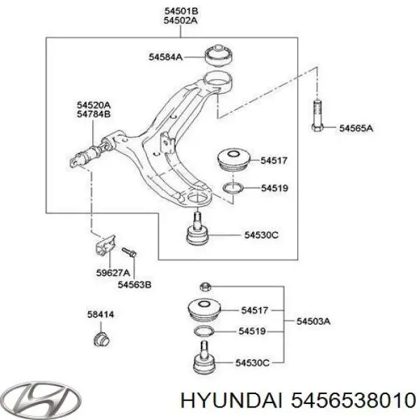  5456538010 Hyundai/Kia