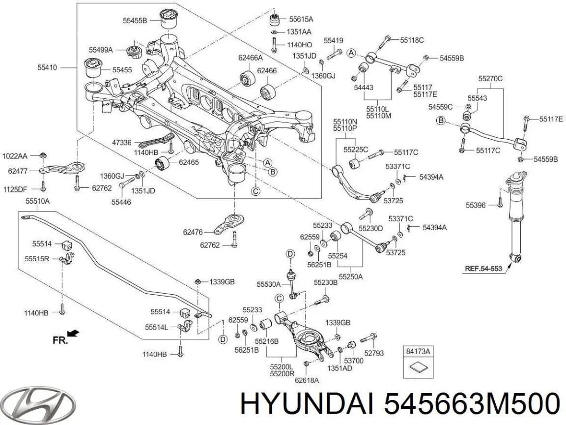 545663M500 Hyundai/Kia 