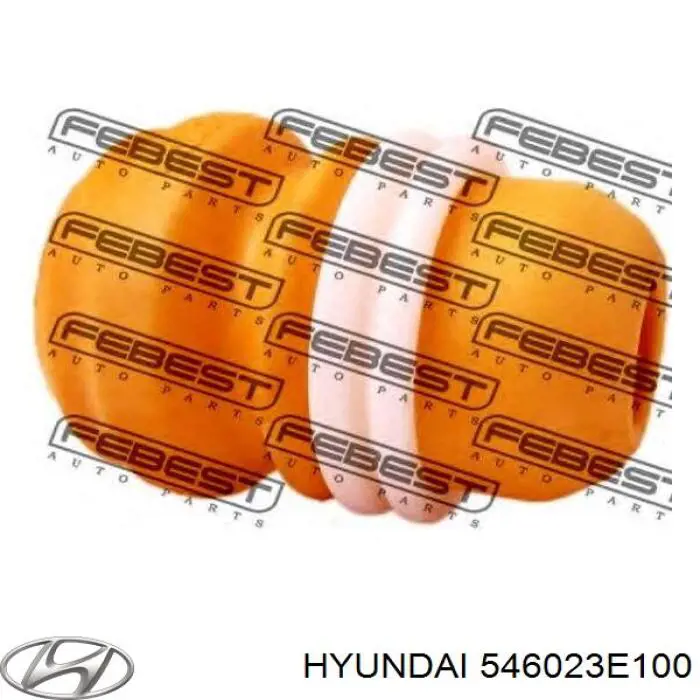 Буфер (отбойник) амортизатора переднего Hyundai/Kia 546023E100