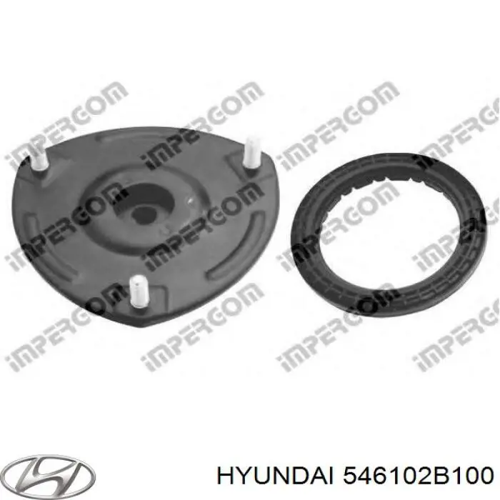 Опора стойки амортизатора переднего Hyundai/Kia 546102B100 цена, от 12.67 USD