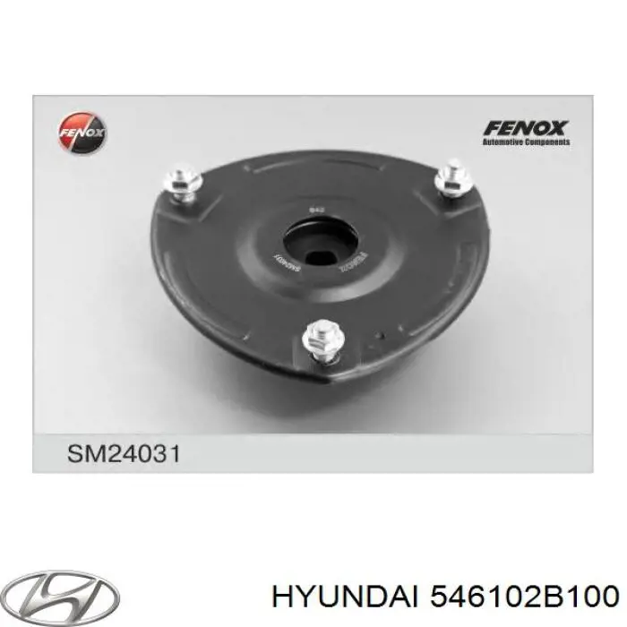 Suporte de amortecedor dianteiro 546102B100 Hyundai/Kia