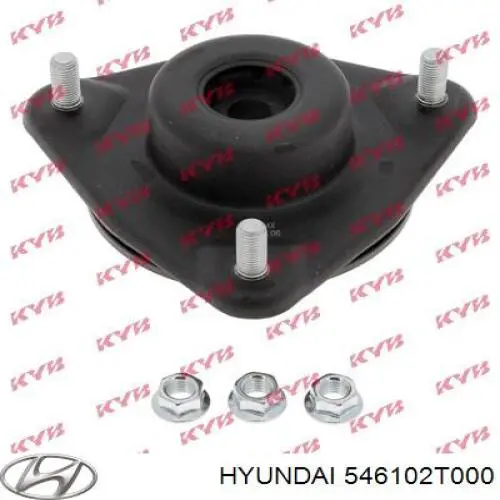 Опора передней стойки Hyundai/Kia 546102T000