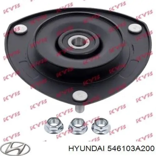 Опора стойки амортизатора переднего Hyundai/Kia 546103A200 цена, от 20.54 USD