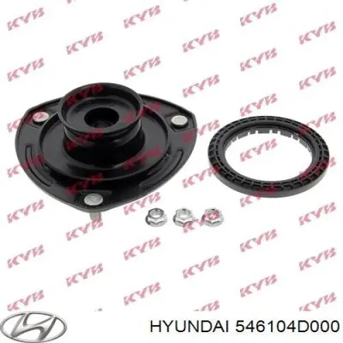 Опора передней стойки Hyundai/Kia 546104D000