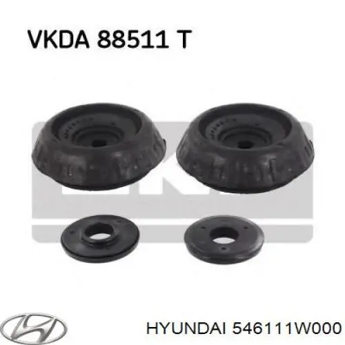 Опора амортизатора переднего 546111W000 Hyundai/Kia