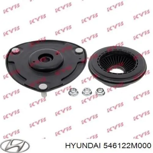 546122M000 Hyundai/Kia Подушка амортизатора переднего