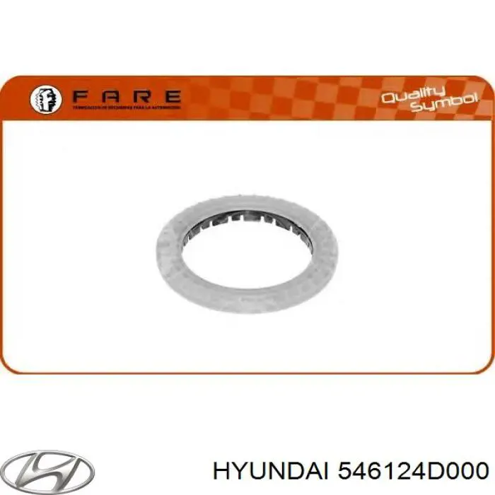 Подшипник опорный амортизатора, переднего Hyundai/Kia 546124D000 цена, от 16.67 USD