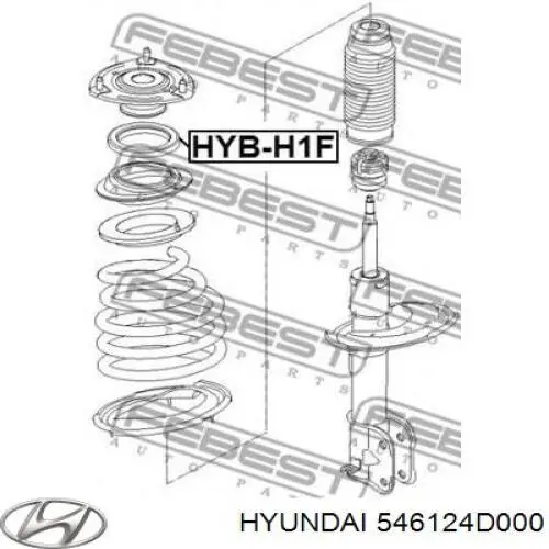 Купить 546124D000 Hyundai/Kia Опорный подшипник амортизатора