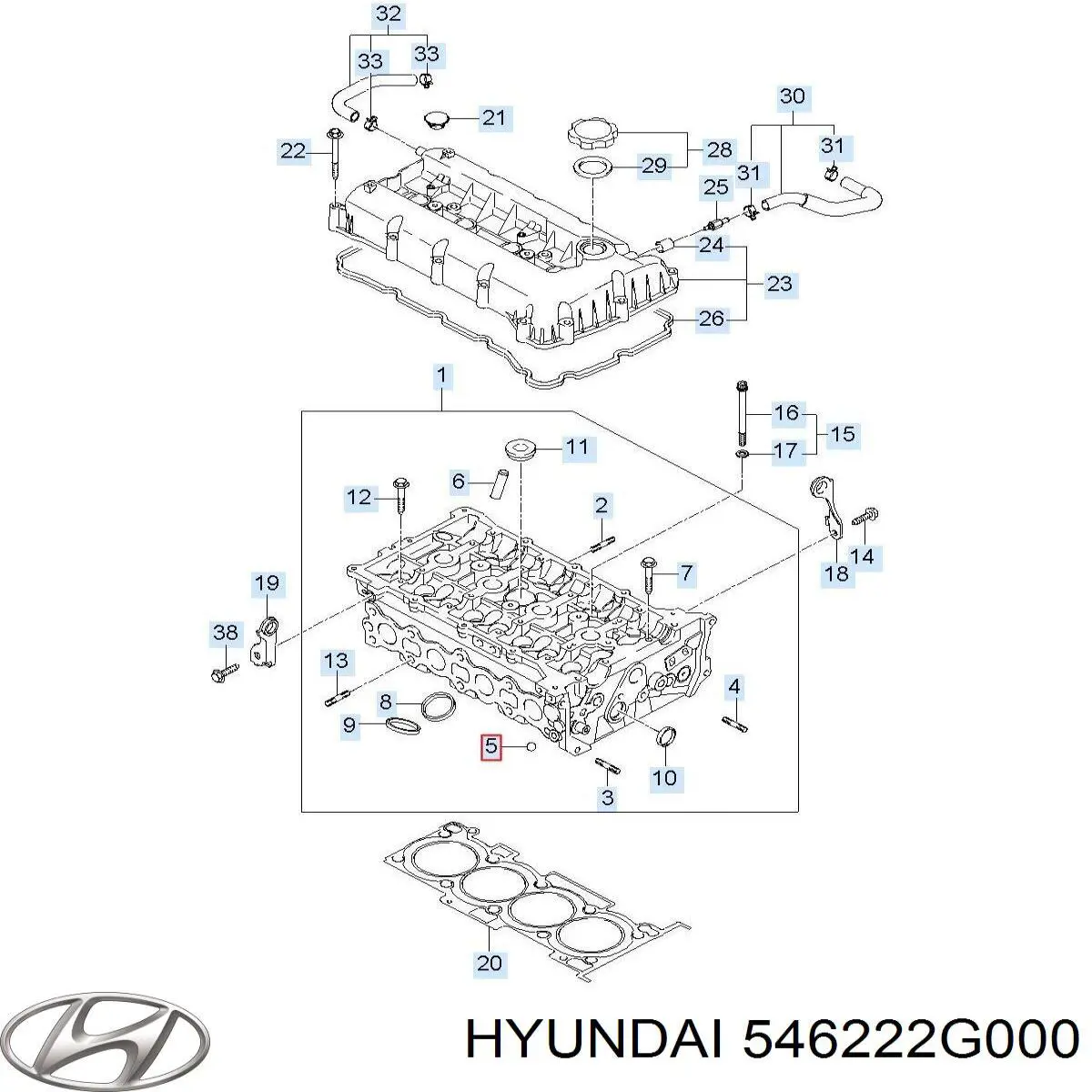  546222G000 Hyundai/Kia