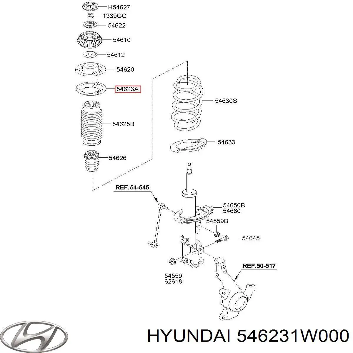 546231W000 Hyundai/Kia 