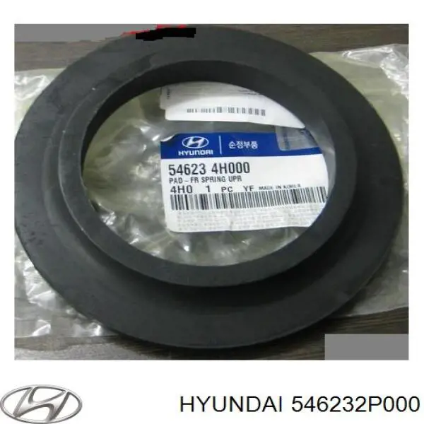 Проставка (резиновое кольцо) пружины передней верхняя на Hyundai Santa Fe III 