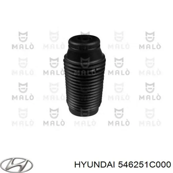 546251C000 Hyundai/Kia bota de proteção de amortecedor dianteiro