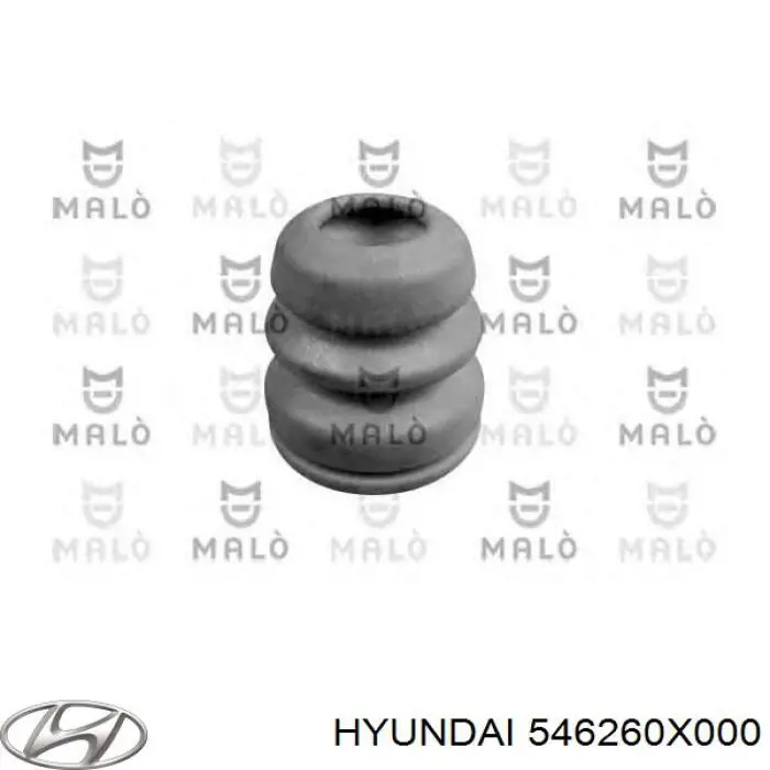 54626-0X000 Hyundai/Kia pára-choque (grade de proteção de amortecedor dianteiro)
