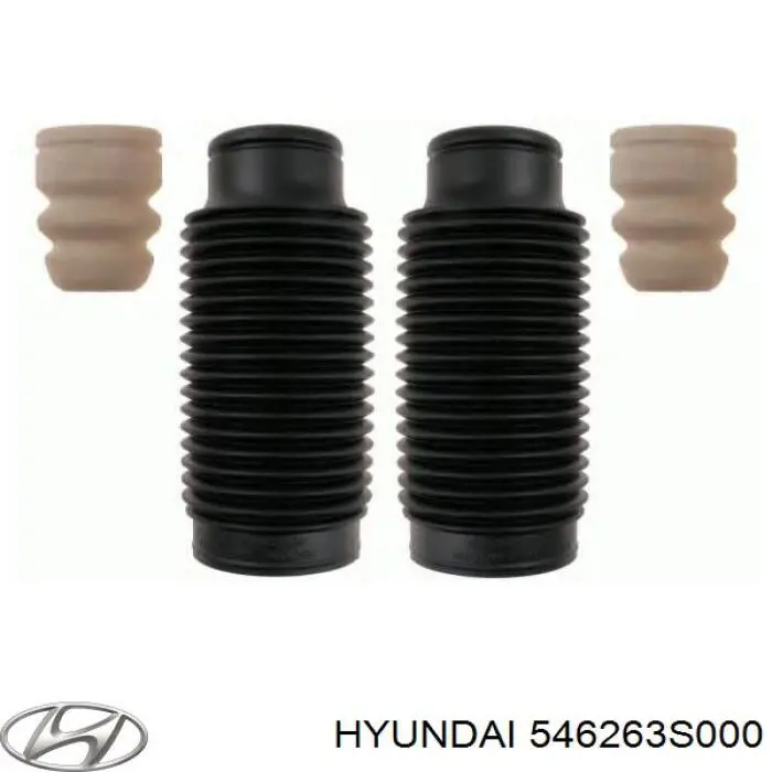 Pára-choque (grade de proteção) de amortecedor dianteiro para Hyundai Sonata (YF)