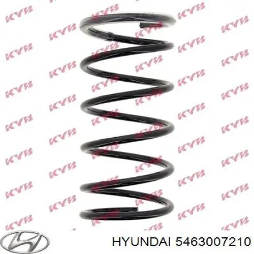 Купить 5463007210 Hyundai/Kia Винтовая пружина подвеска