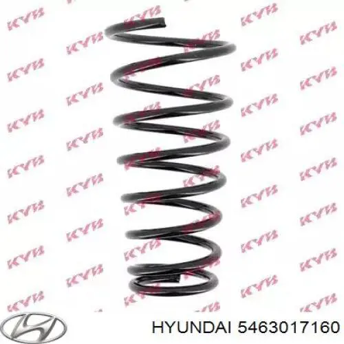 Купить 5463017160 Hyundai/Kia Винтовая пружина подвеска