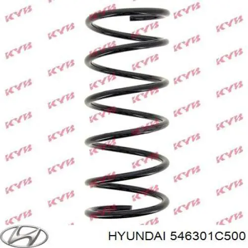 546301C500 Hyundai/Kia Пружина передней подвески