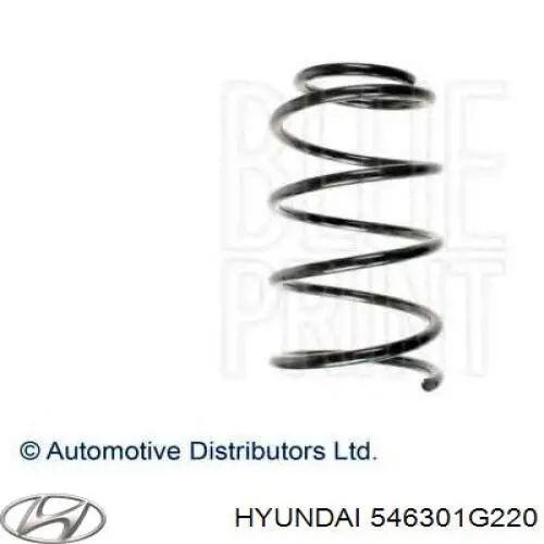 Купить 546301G220 Hyundai/Kia Винтовая пружина подвеска
