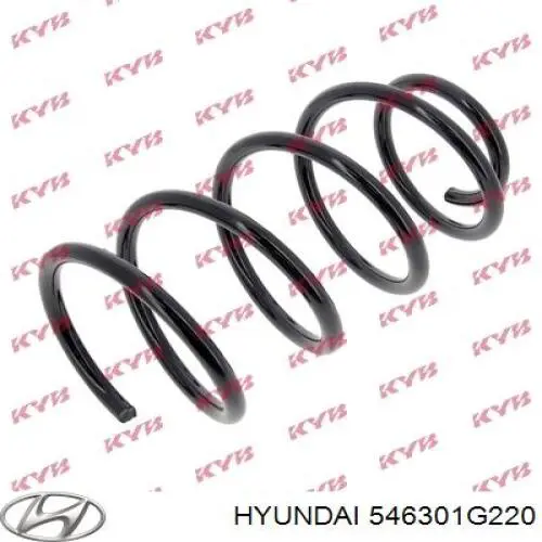 546301G220 Hyundai/Kia Пружина передней подвески