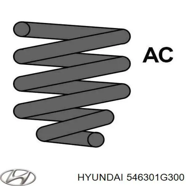 Пружина амортизатора передняя Hyundai/Kia 546301G300 цена, от 26.17 USD