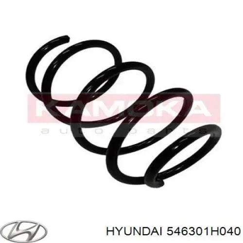 546301H040 Hyundai/Kia пружина передняя
