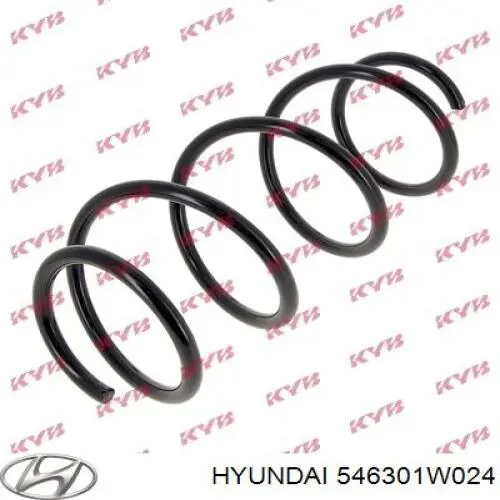 Передняя пружина 546301W024 Hyundai/Kia