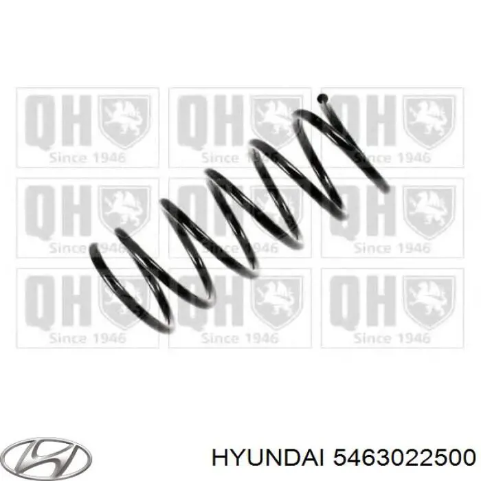 Пружина передняя Hyundai/Kia 5463022000