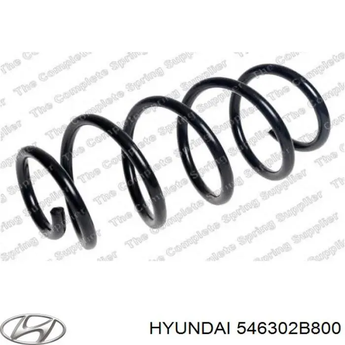 546302B800 Hyundai/Kia пружина передняя