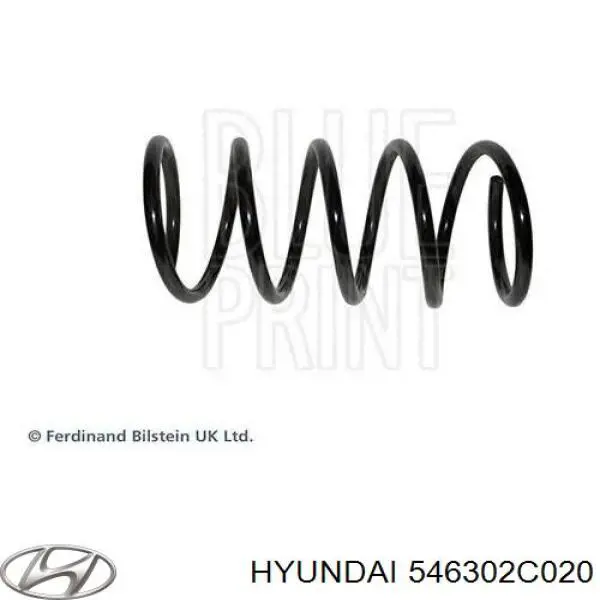 Передняя пружина 546302C020 Hyundai/Kia