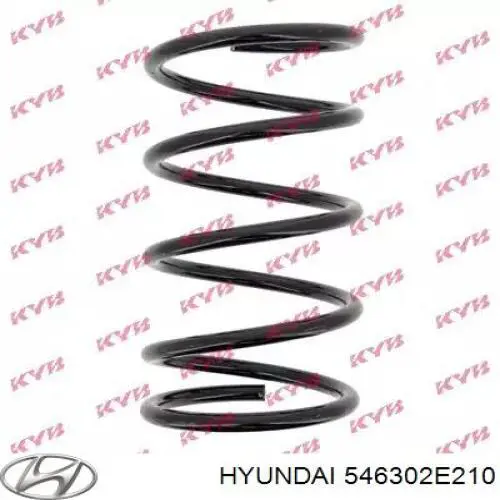 546302E210 Hyundai/Kia Пружина передней подвески