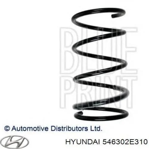 Передняя пружина 546302E310 Hyundai/Kia