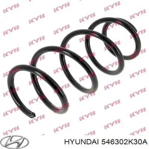 546302K30A Hyundai/Kia Пружина передней подвески