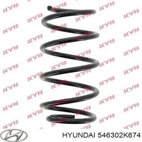 546302K674 Hyundai/Kia Пружина передней подвески