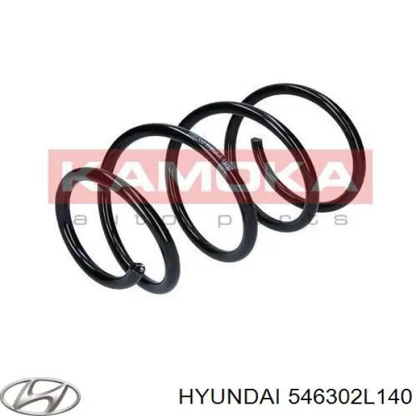 Передняя пружина 546302L140 Hyundai/Kia