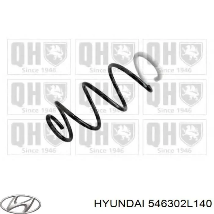 Передняя пружина 546302L140 Hyundai/Kia