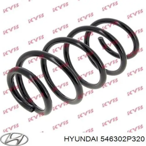 546302P320 Hyundai/Kia Пружина передней подвески