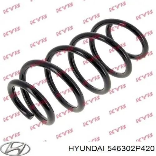 Купить 546302P421 Hyundai/Kia Винтовая пружина подвеска