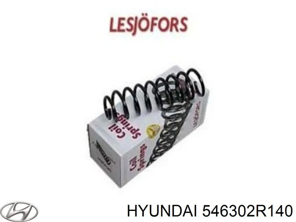 546302R140 Hyundai/Kia Пружина передней подвески
