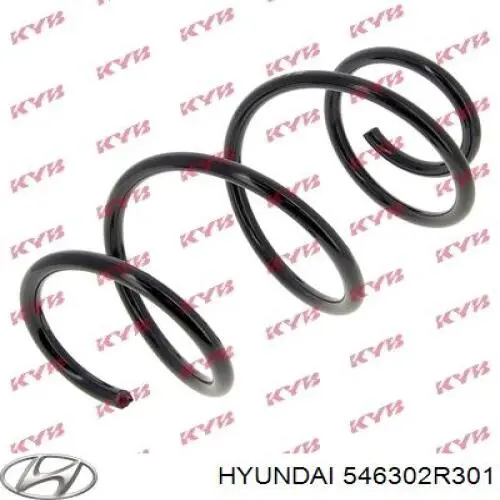 546302R301 Hyundai/Kia Пружина передней подвески