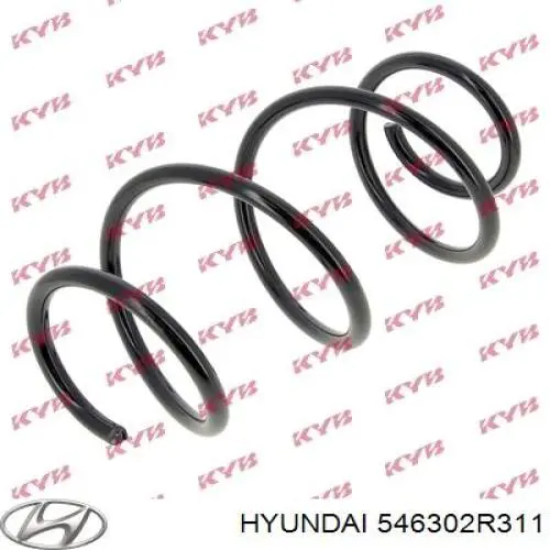 546302R311 Hyundai/Kia Пружина передней подвески