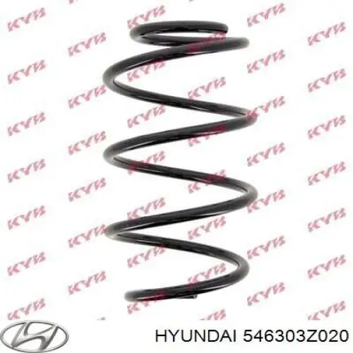 Передняя пружина 546303Z020 Hyundai/Kia