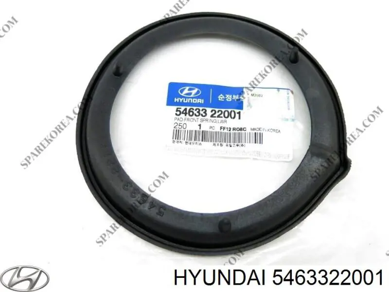 Проставка (резиновое кольцо) пружины передней нижняя на Hyundai Accent LC